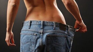 Results of weight loss in protein diet