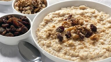 Milk porridge treats gout